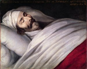 Cardinal Richelieu (1585-1642) on his Deathbed